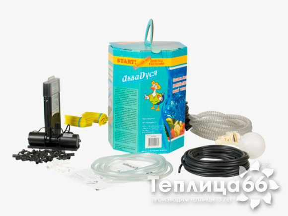 Автоматический капельный полив AквaДуся Start ЖКИ на 50 растений